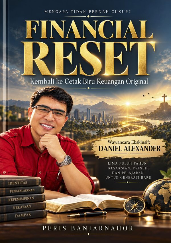 Sampul buku FINANCIAL RESET: Kembali ke Cetak Biru Keuangan Original, oleh Peris Banjarnahor